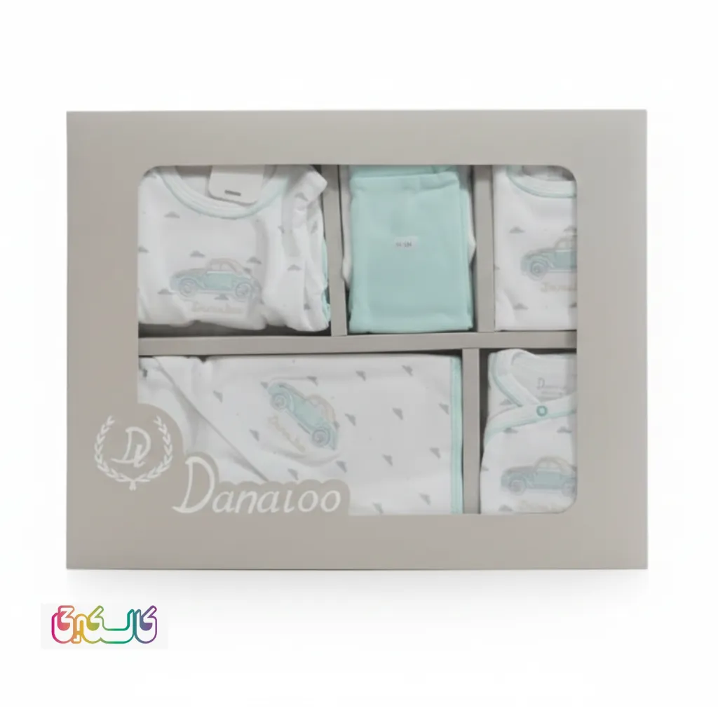 ست بیمارستانی 13 تیکه دانالو طرح ماشین آبی