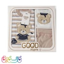 ست لباس نوزادی 5 تیکه گود مارک طرح خرس ملوان