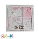 ست لباس نوزادی دخترانه 5 تیکه گود مارک