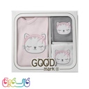 ست لباس نوزادی 5 تیکه گود مارک طرح گربه