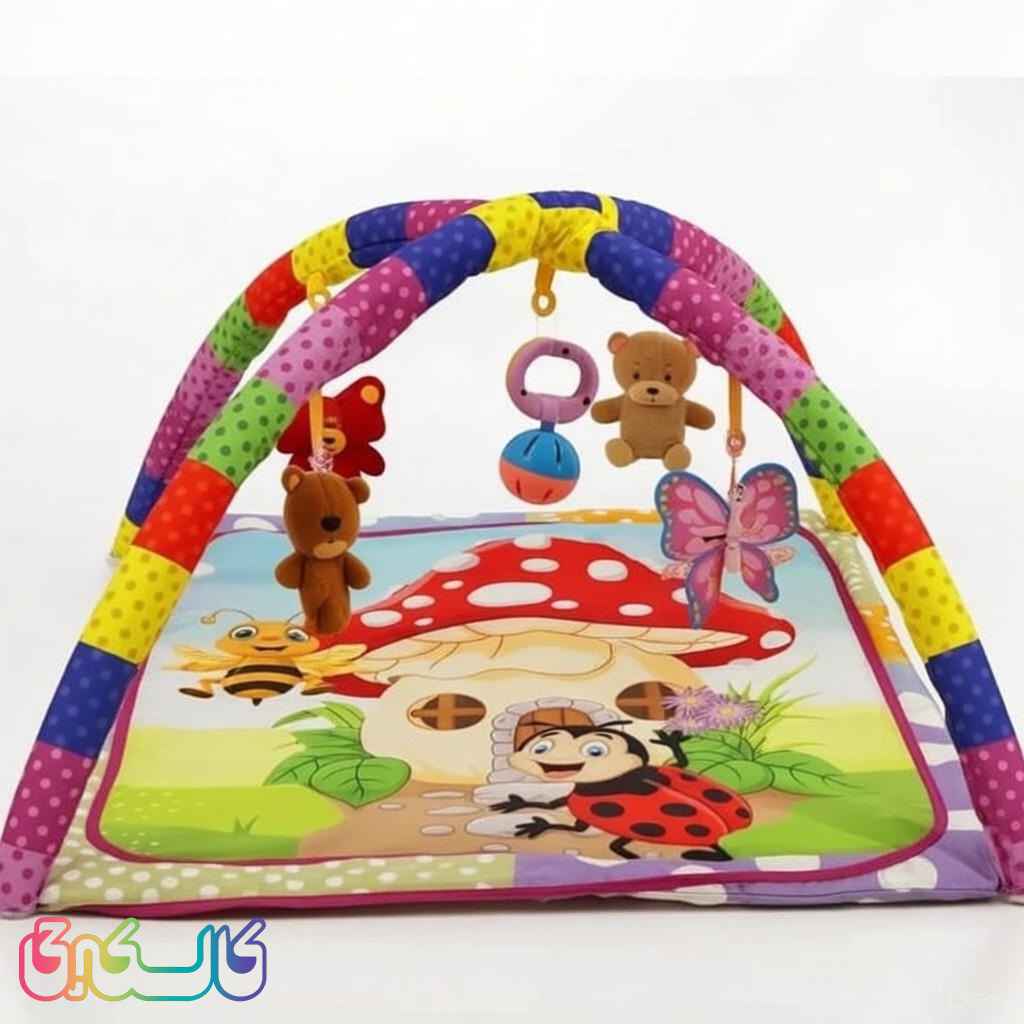 تشک بازی نوزاد آیلین مدل مخمل مستطیل