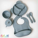 ست 7 تکه ظروف سیلیکونی ماماپاپا