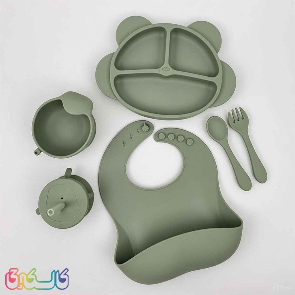 ظروف غذاخوری سیلیکونی ماماپاپا