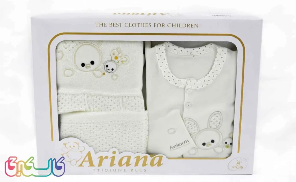 ست 5 تیکه لباس نوزادی آریانا
