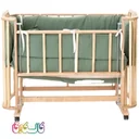 تخت کنار مادر چوبی و ایمن و مطمئن مدل رهام