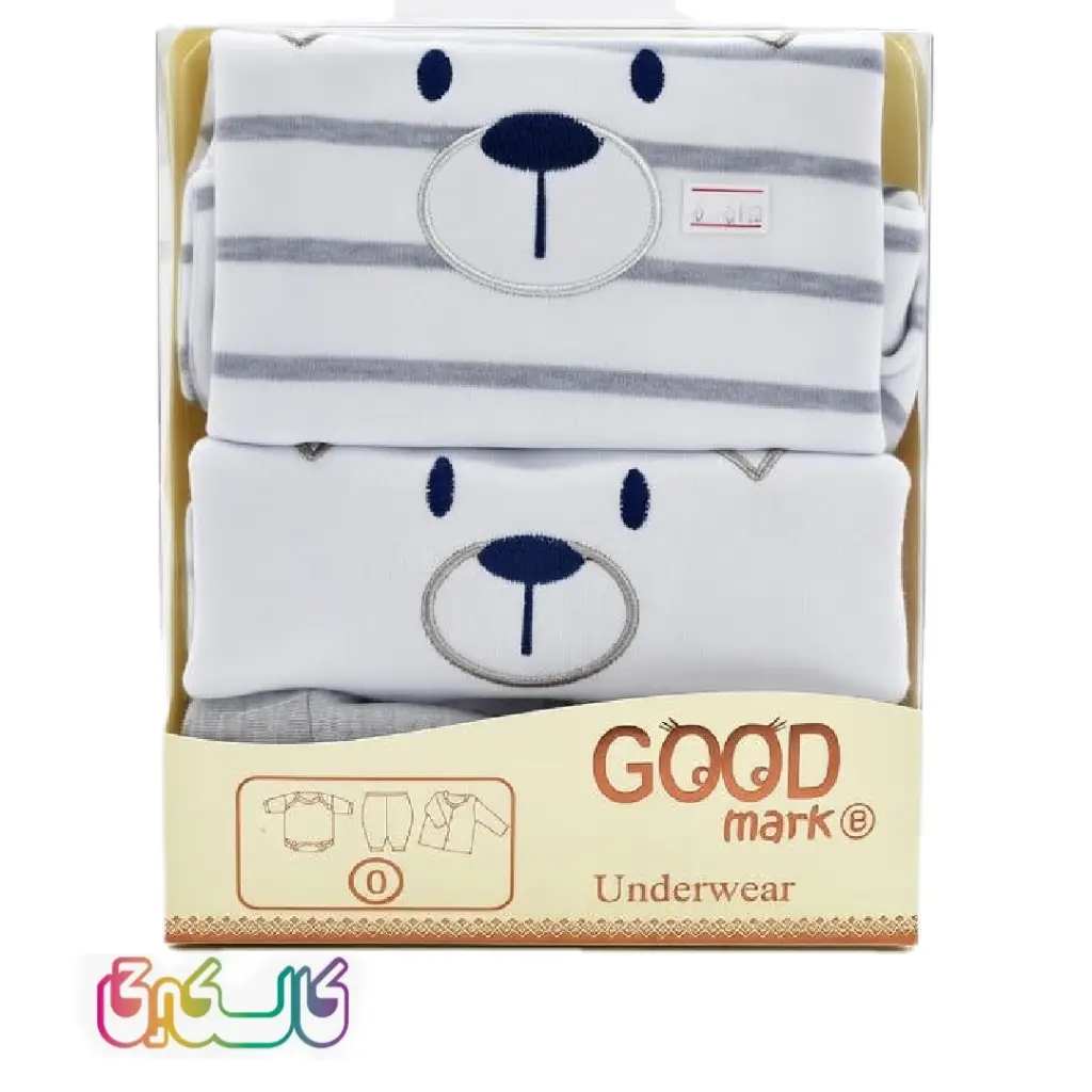 ست لباس نوزادی سه تیکه