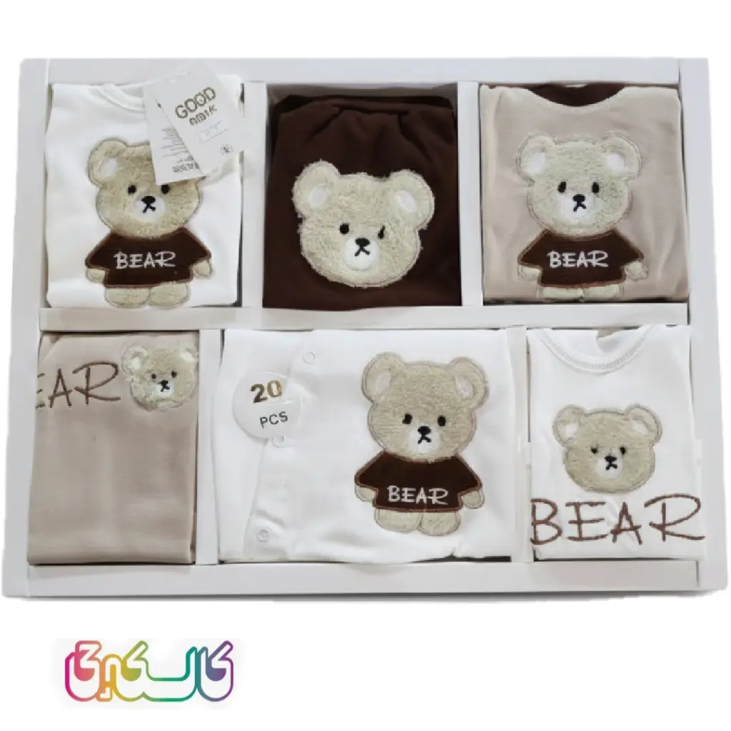 ست لباس نوزادی ضدحساسیت