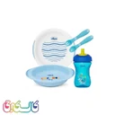 ست غذاخوری 5 تكه کودک چیکو استپ دار