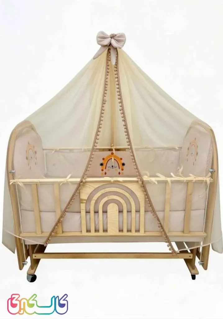 تخت و گهواره نوزاد رنگین کمان
