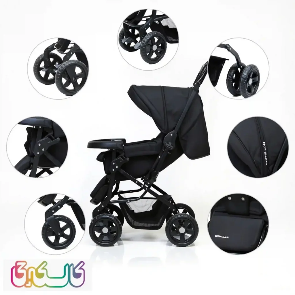 کالسکه کودک ایمن و سبک دلیجان