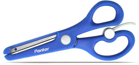 قیچی کاغذ پنتر حفاظ دار