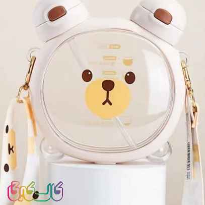 قمقمه کودک خرسی سفید