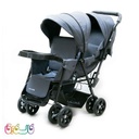 کالسکه دوقلو طوسی