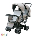 کالسکه دوقلو کرم رنگ ونوس