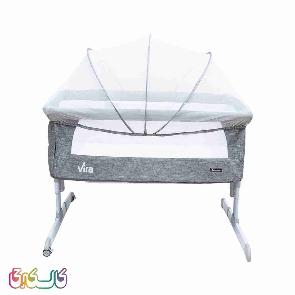 تخت خواب ویرا با پشه بند سفید