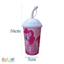 اندازه لیوان نی دار طرح پونی