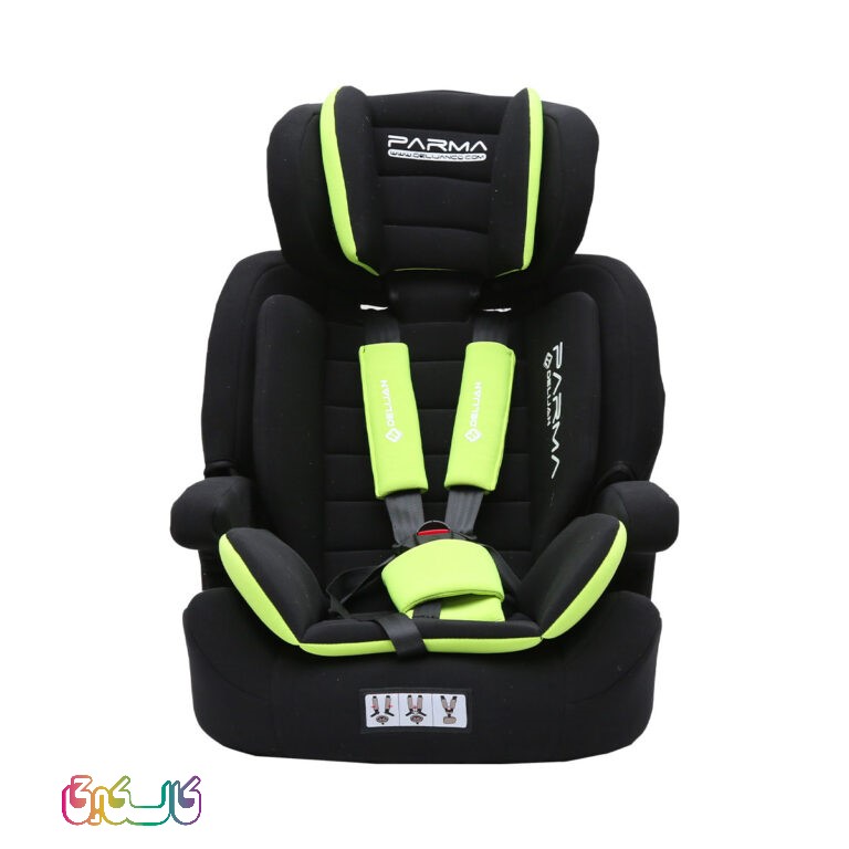 طراحی ارگونومیک صندلی ماشین پارما سبز