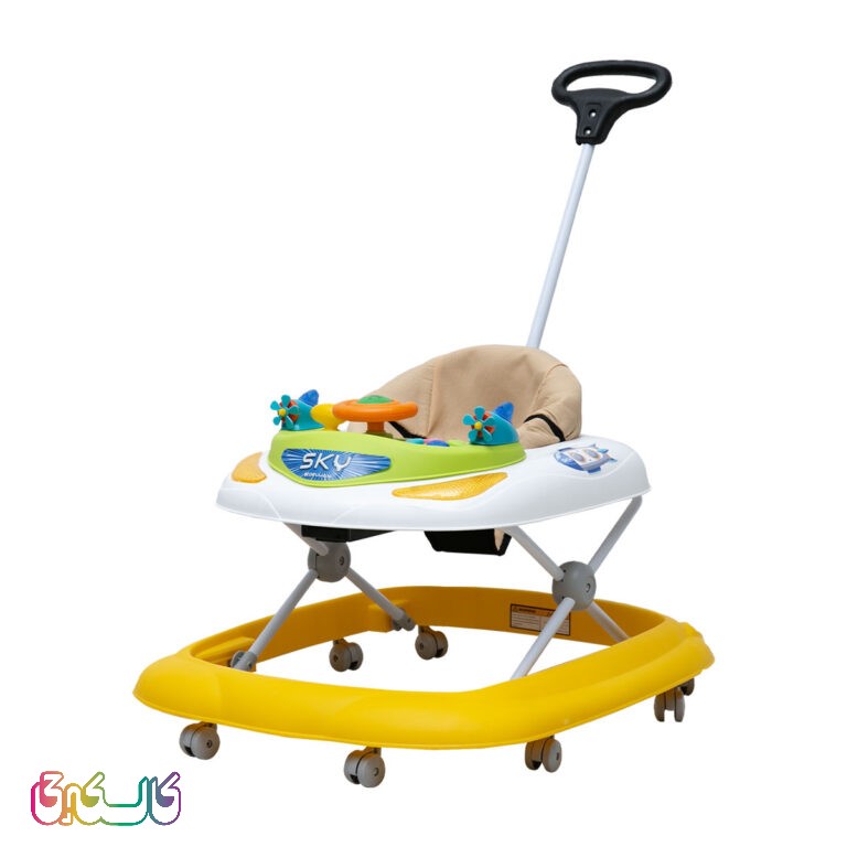 دسته هدایت والدین در روروئک اسکای دلیجان زرد