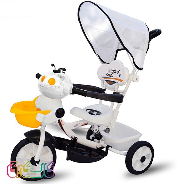 سه چرخه سایبان دار ربات سفید