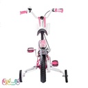 دوچرخه چرخ کمکی دار صورتی سونیک