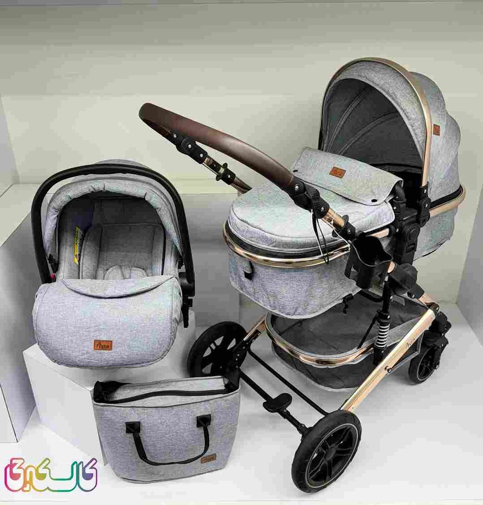 ست کالسکه Axes طوسی