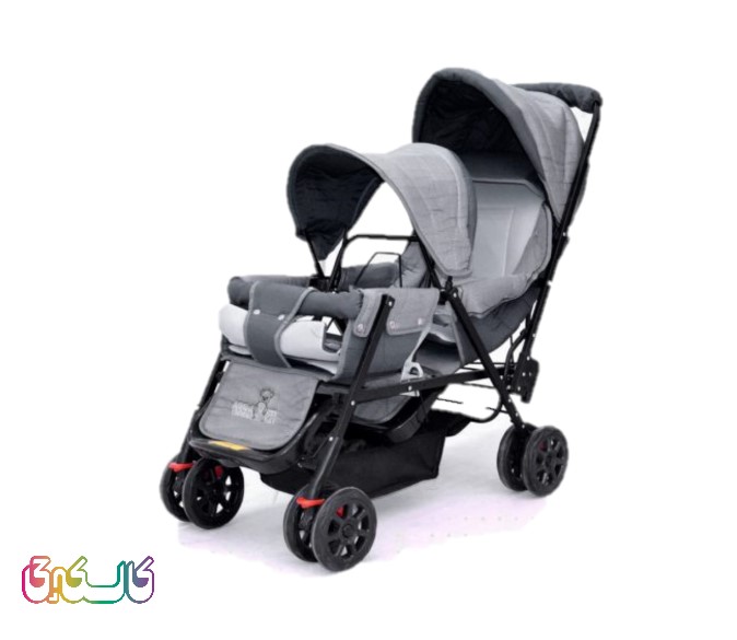 کالسکه دوقلو کودک مدل سوپر