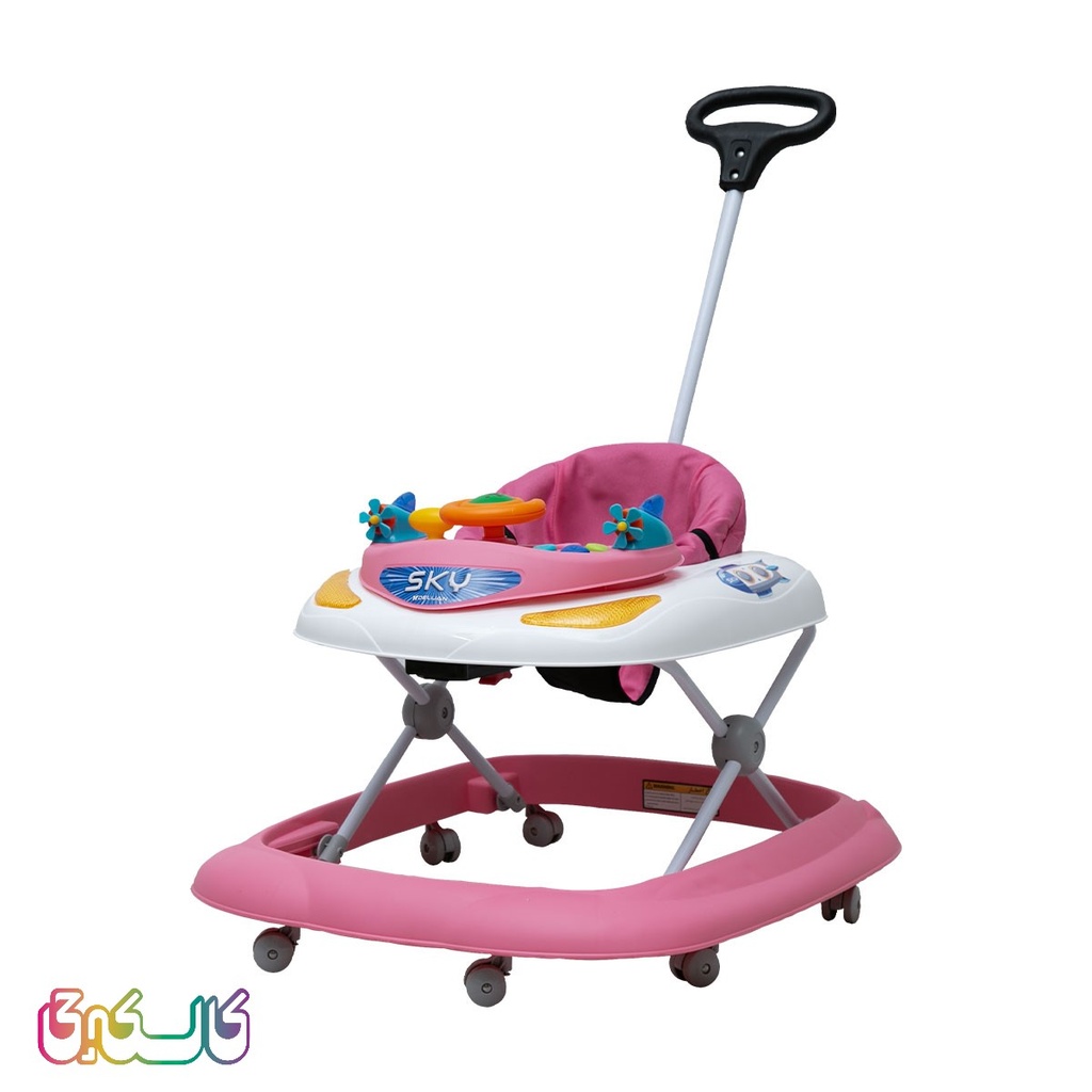روروئک با تشک کودک مدل اسکای
