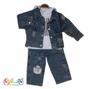 ست لباس جین پسرانه مستربین (Smile)