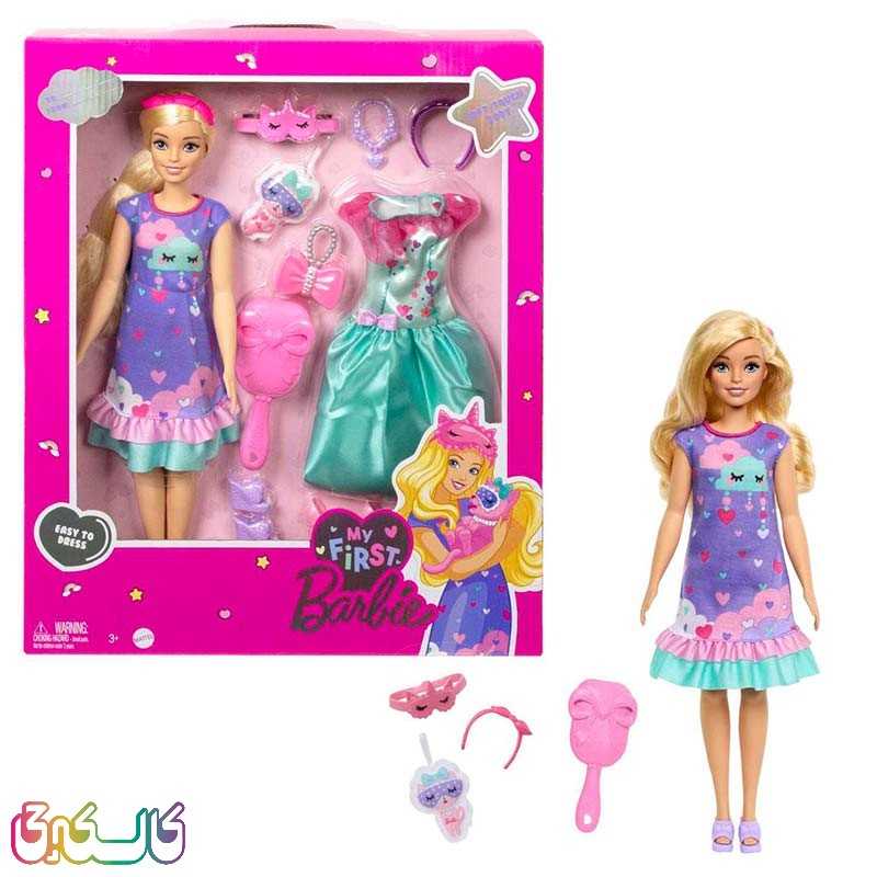 عروسک باربی با لباس خواب My First Barbie