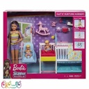 عروسک باربی پرستار با بچه دو قلو مدل GFL38 Skipper Babysitter