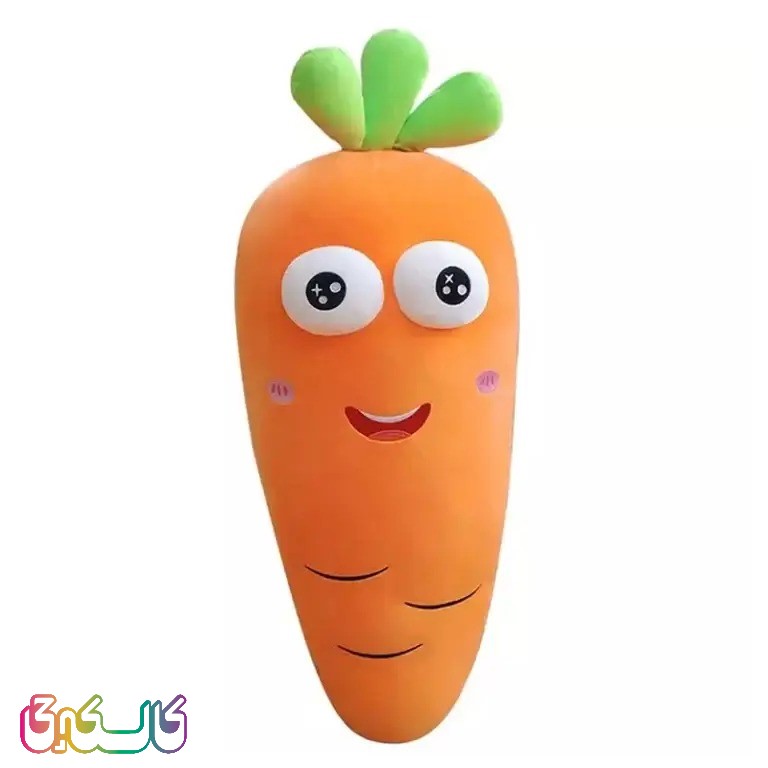 عروسک طرح هویج بالشتی ارتفاع 80 سانتی متر مدل 001