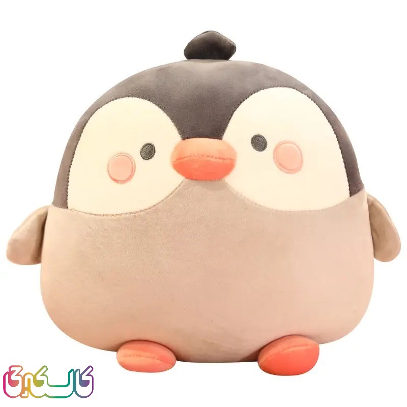 عروسک طرح پنگوئن بالشتی مدل تپل ارتفاع 40 سانتی‌متر
