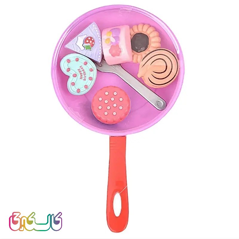 ست اسباب بازی آشپزخانه مدل ماهیتابه شیرینی پزی