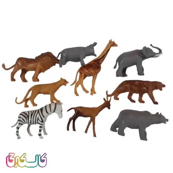 فیگور حیوانات مدل نیکی تویز بسته 9 عددی
