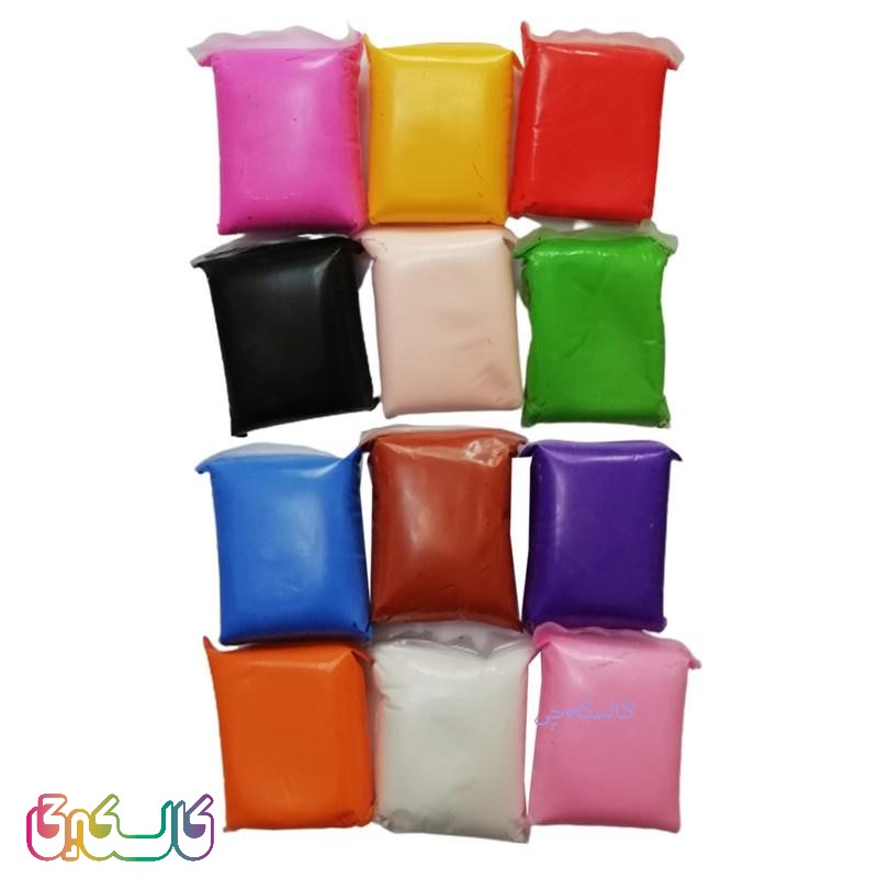 خمیر مجسمه سازی مدل Claysoft بسته 12 عددی
