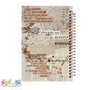 دفتر طراحی مشایخ مدل وینتیج طرح اسکرپ بوک