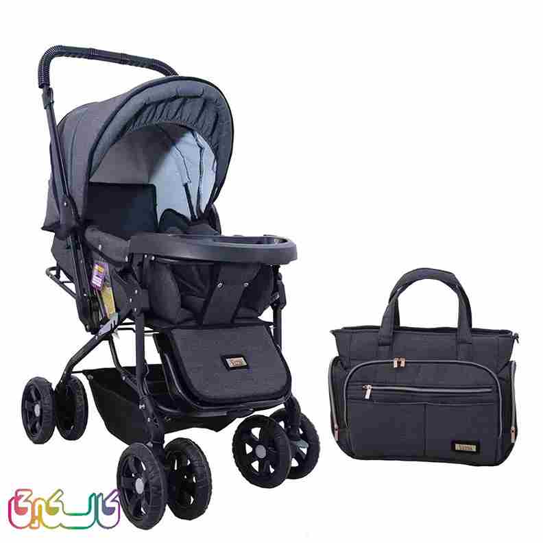 کالسکه ورسا به همراه ساک لوازم کودک