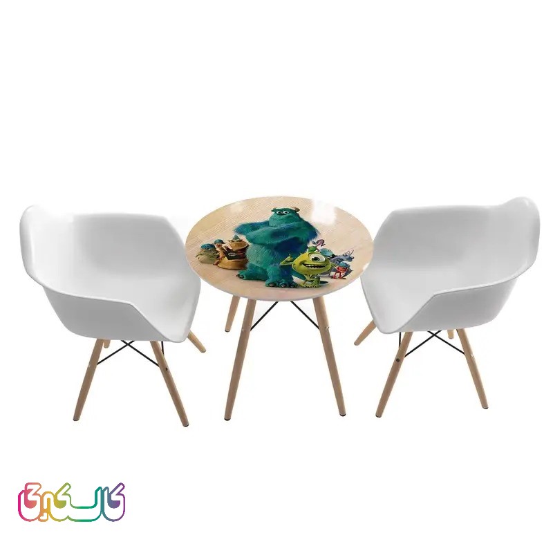 ست میز و صندلی کودک مدل هیولا