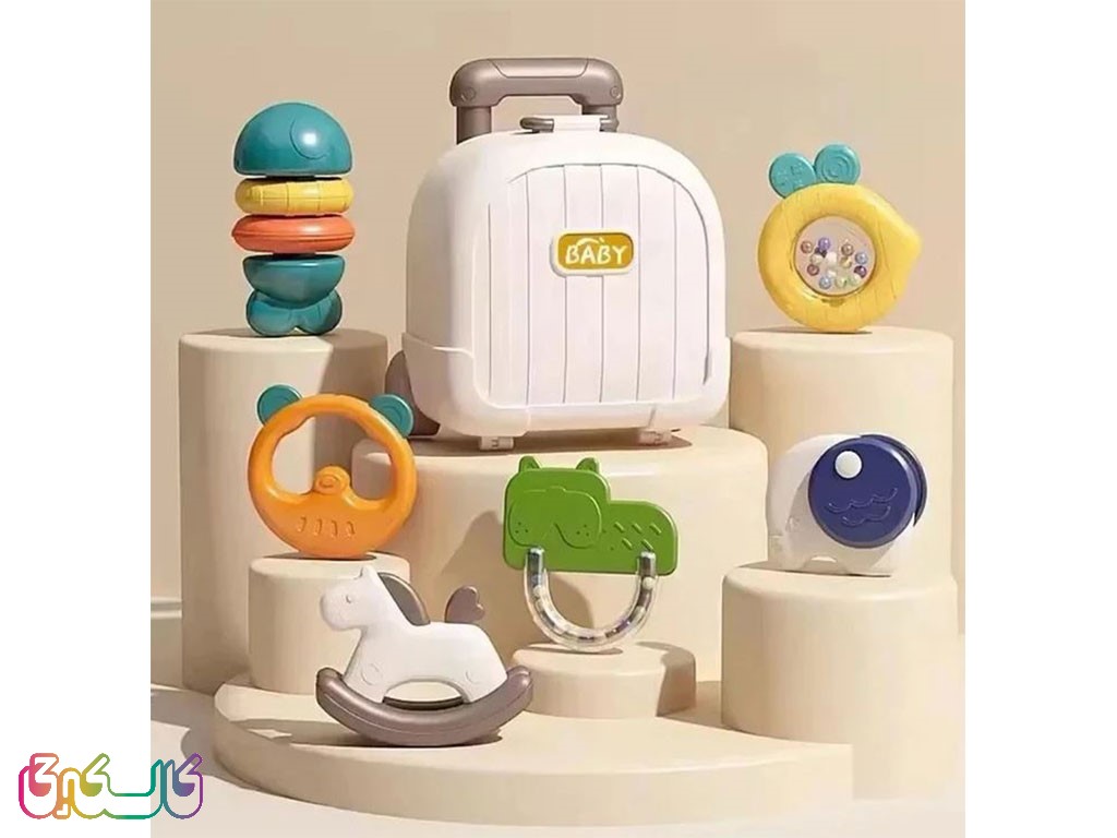 جغجغه چمدانی صندوقی 6 تیکه