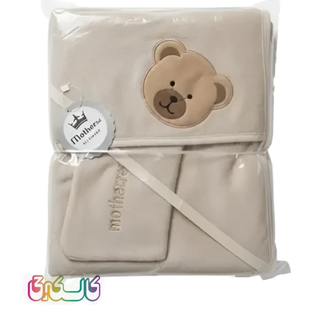 حوله حمام کلاه دار کودک مادرکر