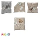 حوله حمام کلاه دار کودک طرح حیوانات