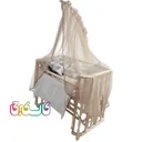 تخت چوبی کودک الیزابت