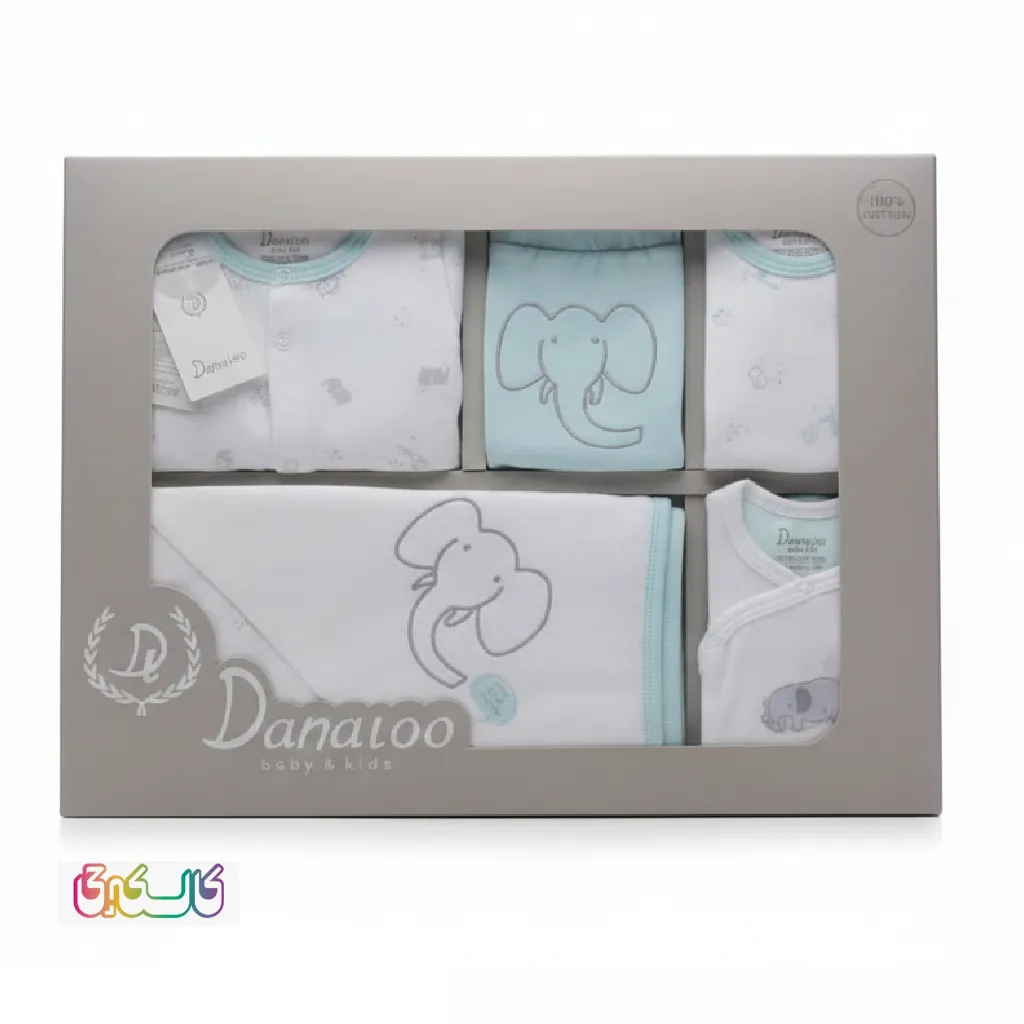 ست بیمارستانی لباس نوزاد 13 تیکه دانالو