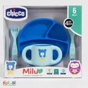 ست غذاخوری 5 تیکه سیلیکونی کودک چیکو مدل میلو شبنم