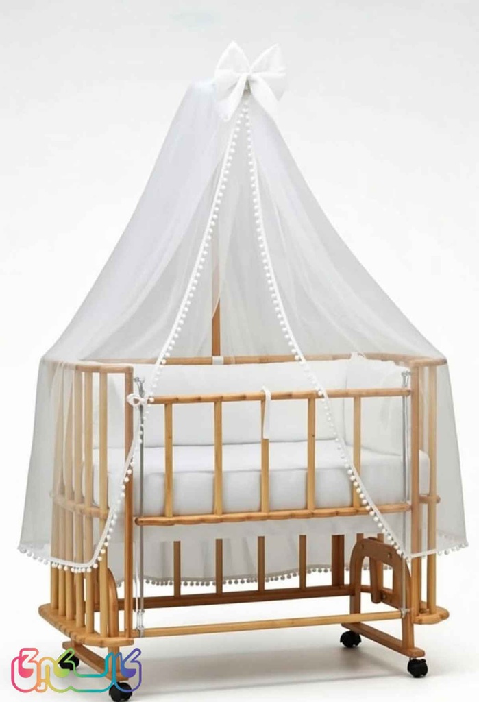 تخت و گهواره کنار مادر ماتاکیدز مدل پارمیس