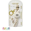 بند پستانک نوزاد لاکچری بیبی مدل عروسکی