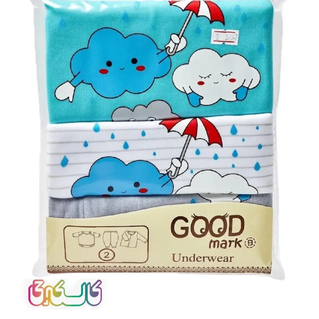 ست لباس نوزادی 3 تیکه گودمارک