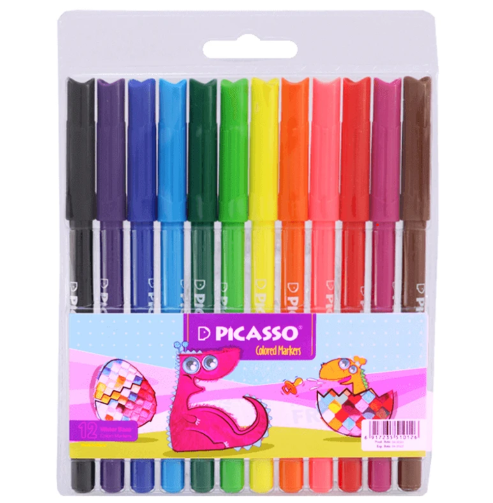 ماژیک رنگ آمیزی 12 رنگ پیکاسو