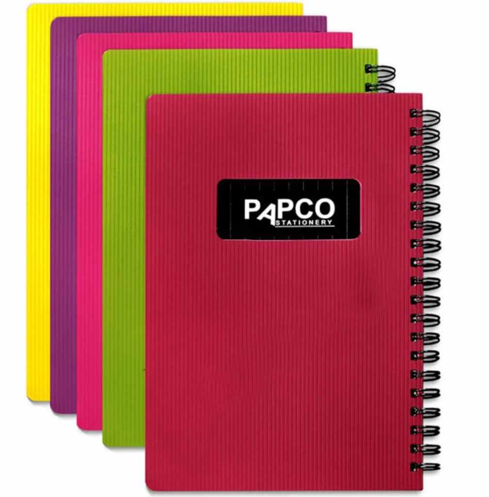 دفترچه یادداشت 100 برگ پاپکو مدل متالیک