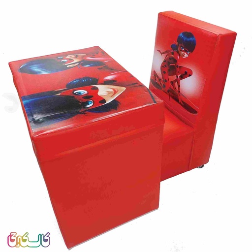 ست میز و صندلی کودک مدل کفشدوزک